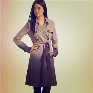 Gryphon NY Dip-Dye Ombré Trench